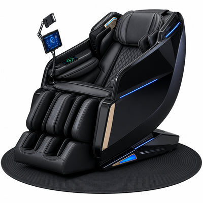 4D Extended SL-Track Massage Chair with 3-Zone Heat