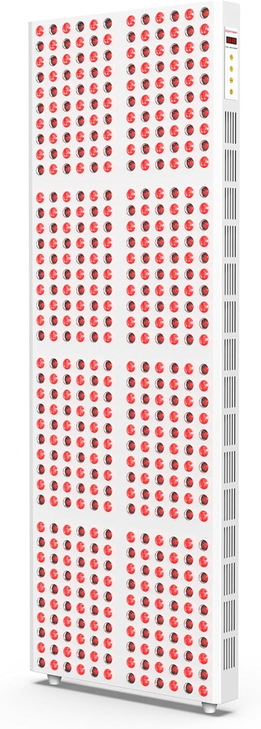 Red Light Therapy, Full Body Red near Infrared Light 660Nm 850Nm with 480 Dual Chip Clinical Grade Leds & Timer, High Power Panel for Anti-Aging, Pain Relief, 800W (Stand Sold Separately)