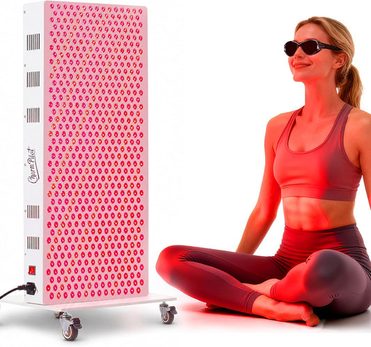 Red Light Therapy Panel for Body, 580Leds, Near‑Infrared Light Device