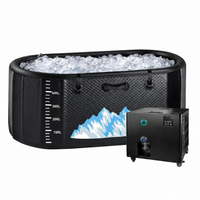Cold Plunge Tub Built for Athletic Recovery, 248 Gallon Capacity, 1HP Chiller, Water Treatment Kit