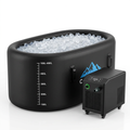 Cold Plunge Tub Built for Athletic Recovery, 248 Gallon Capacity, 1HP Chiller, Water Treatment Kit