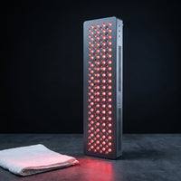 Red Light Therapy Panel Device – Large Panel, 660Nm Red & 850Nm near Infrared Light Therapy, LED Light Therapy Lamp, 200 Leds, Timer, Hanging Kit Included – HG1000 — Studio Shot