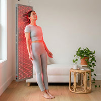 Red Light Therapy Panel Device – Large Panel, 660Nm Red & 850Nm near Infrared Light Therapy, LED Light Therapy Lamp, 200 Leds, Timer, Hanging Kit Included – HG1000 — Lifestyle