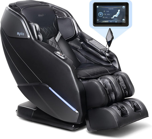 Massage Chair Full Body with Heat, Zero Gravity Sl-Track Shiatsu 3D Massage Chairs with 12 Modes,12 Massage Techniques, Waist Hip Heating, Calf Foot Massage, HD Bluetooth Speaker & White Noise